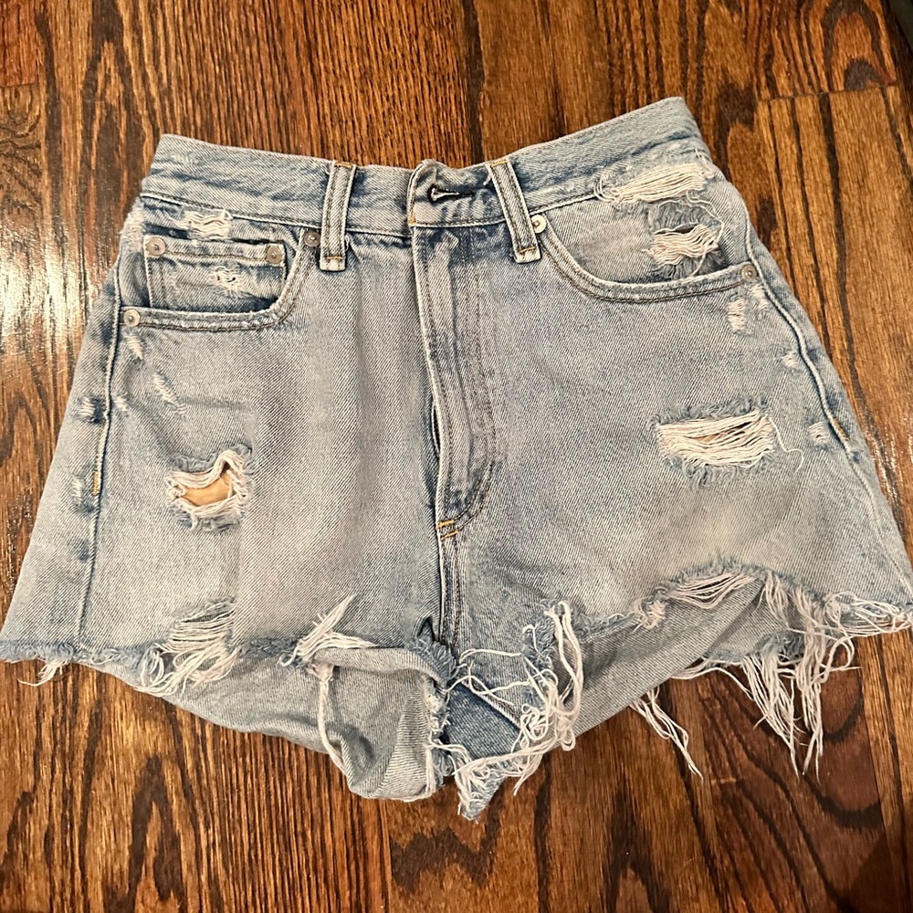 Rag and Bone High Rise Jean Shorts, size 24